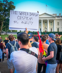 2017.07.26 Protest Trans Military Ban, White House, Washington DC USA 7614