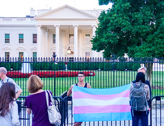 2017.07.26 Protest Trans Military Ban, White House, Washington DC USA 7673