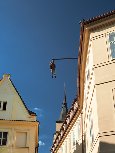 Prague, Hanging Freud ©  Dmitry Djouce