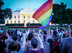 2017.07.26 Protest Trans Military Ban, White House, Washington DC USA 7679