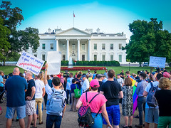 2017.07.26 Protest Trans Military Ban, White House, Washington DC USA 7616