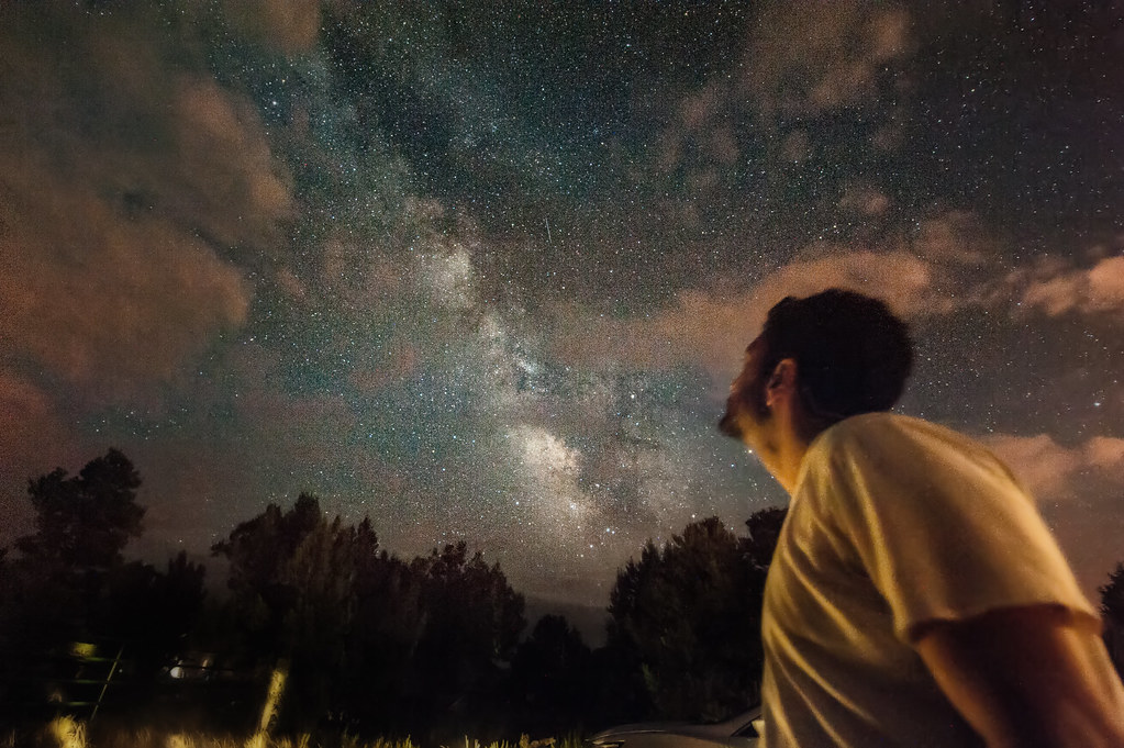 One of many pictures that I can't wait to share from a recent photography trip to Arizona.  This shot of me admiring the Milky Way was taken in Flagstaff.