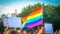 2017.07.26 Protest Trans Military Ban, White House, Washington DC USA 7633