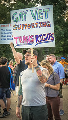 2017.07.26 Protest Trans Military Ban, White House, Washington DC USA 7626