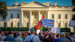 2017.07.26 Protest Trans Military Ban, White House, Washington DC USA 7643