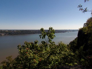 Hudson River from atop the Palisades