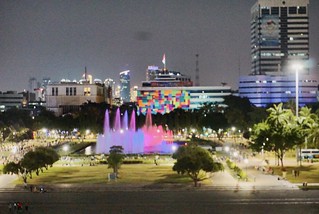 Jakarta National Monument's Dancing Fountain