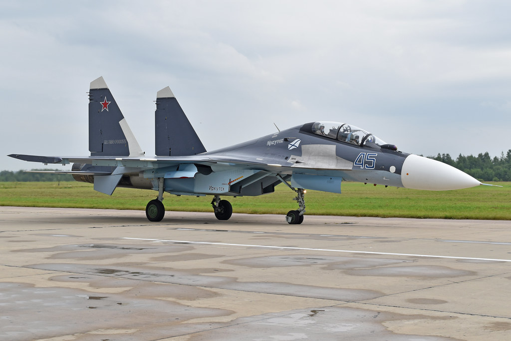 : Sukhoi Su-30SM 45 blue 