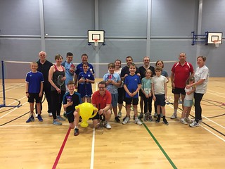 Family Badminton for Parents In Sport Week - October 2017