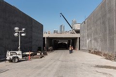 Future southbound SR 99 tunnel portal