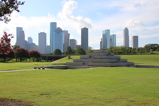 Houston Police Officers' Memorial at Buffalo Bayou Park (Houston, Texas - July 22, 2017)