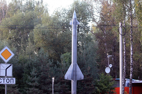 Monument to rocketeers. Anti-aircraft missile V-300 (5Ya24). ©  Vasilyev Serge