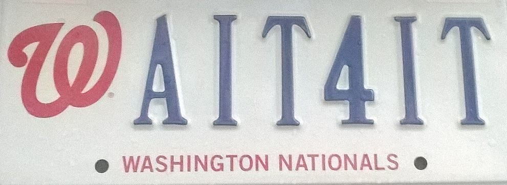 : WAIT4IT license plate