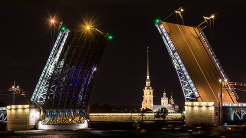 Palace Bridge, St. Petersburg ©  kuhnmi