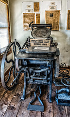 Job printing press