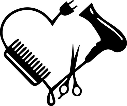hairdresser heart