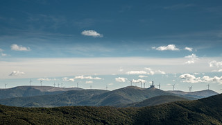 Buzludzha and wind turbines