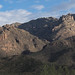 Sun and shadow on the Catalinas from Sabino Canyon