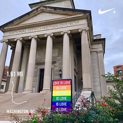 #activetransportation #DC Always and in all ways. PS yes, it always wins ️‍🌈🌎🚶#mostinclusivecity