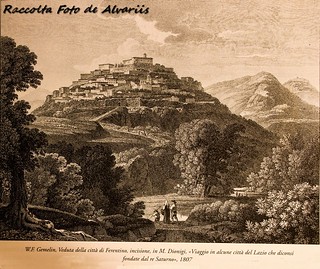 1809 Veduta di Ferentino, di W. F. Gemelin