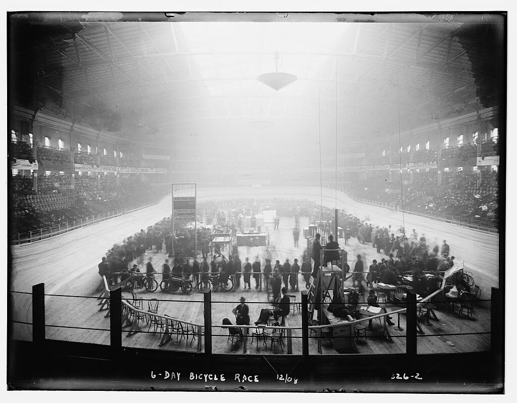 : Six Day Bicycle Race, Madison Square Garden