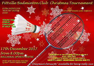 Senior Club Christmas Tournament 2017