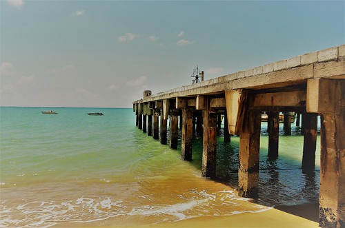 Pier na de praia Tamandar'e (Pernambuco) ©  Rodrigo Soldon