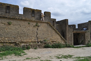 Les enceintes et les tours - remparts de la cité de Carcassonne  (66)