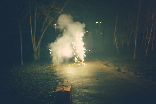 Winter fireworks ©  Oleksii Leonov