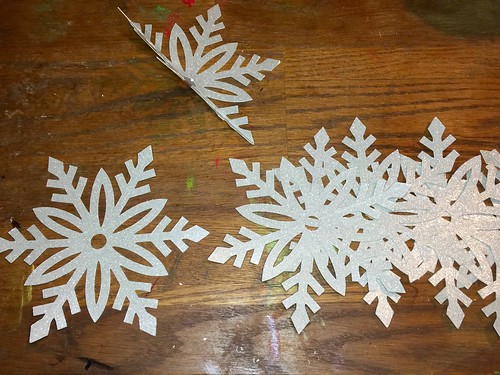 cut snowflakes