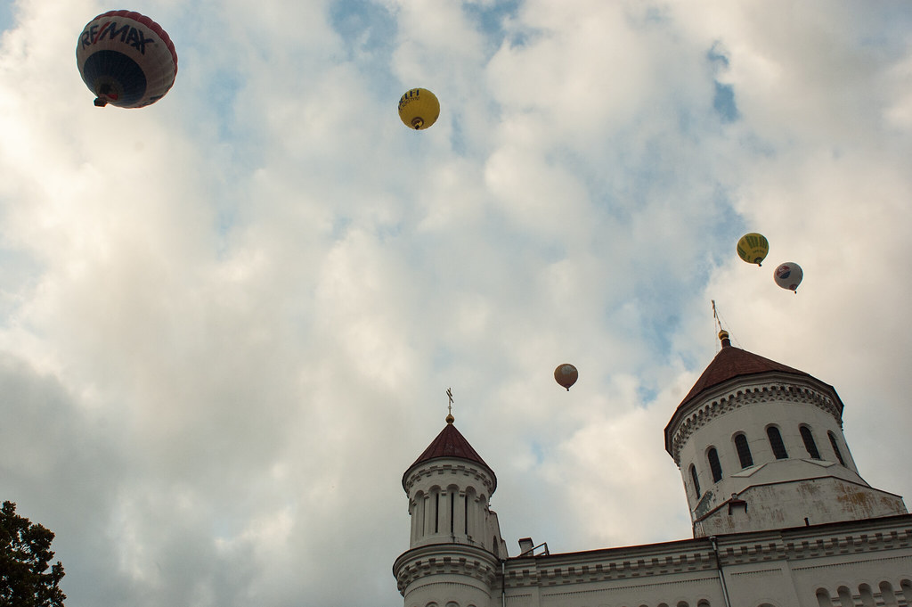 : Hot Air Balloons Over Vilnius