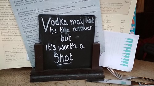 Vodka may not be the answer but it's worth a shot ©  Dmitry Djouce