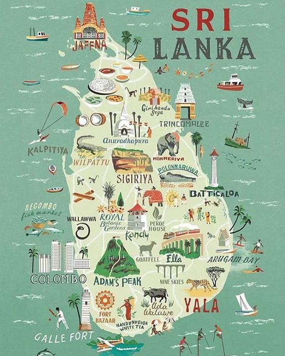 Lịch trình đi Sri Lanka