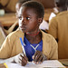 A student at Tila Primary School. Benin