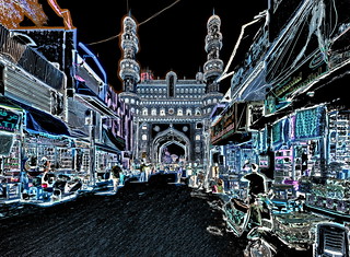 India - Telangana - Hyderabad - Streetlife At Charminar Mosque - 8dd