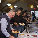 <b>IMG_1265</b><br/> Alumni get together for brunch in Baker Commons during Homecoming weekend. By Vicky Agromayor<a href=https://www.luther.edu/homecoming/photo-albums/photos-2018/
