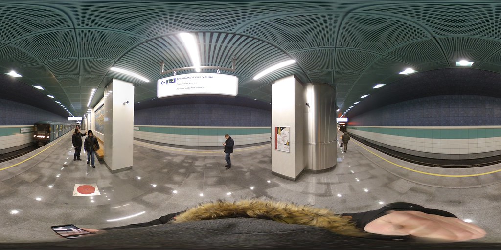 : Metro Belomorskaya opening day 360
