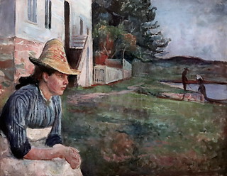 IMG_2514B Edvard Munch 1863-1944  Soirée Evening 1888 Madrid  Musée Thyssen Bornemisza