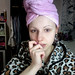 so i forgot to take my flickr365 pic before i washed my hair, so heres a lovely pic of me with a towel on my head :P