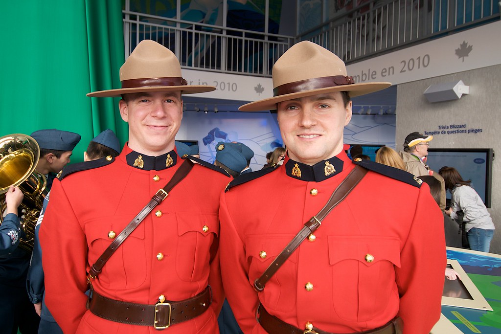 Mounties at Canada Pavillion Livecity Downtown
