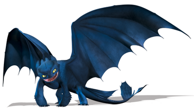 Night Fury - the lead dragon in the film and also my favourite