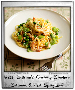 Gizzi Erskine's Creamy Smoked Salmon & Pea Spaghetti