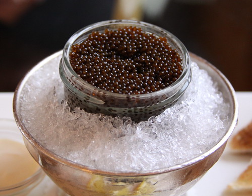 Truffles whitefish caviar @ Domaine Carneros