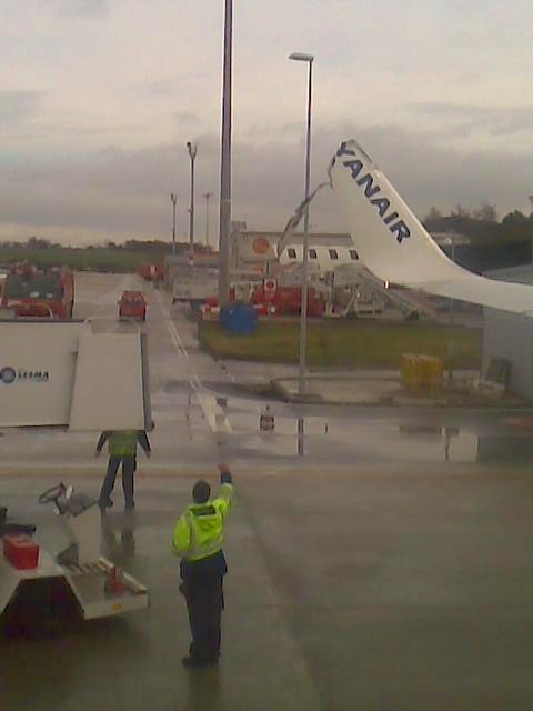 Accidente de Ryanair en Gerona