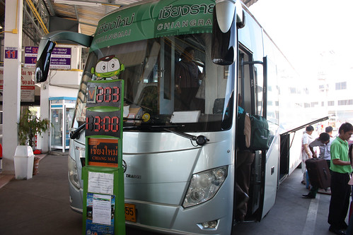 Chiang Rai to Chiang Mai Green Bus