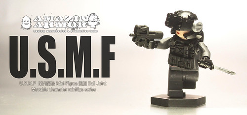 AMAZING ARMORY - U.S.M.F  案内開始 Mini Figma 追加 Ball Joint  Movable character minifigs series Design
