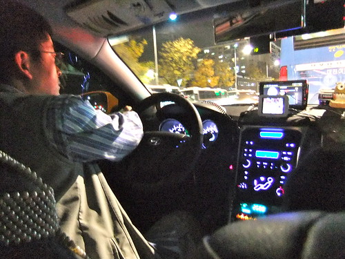 Our taxi driver by James Cridland, on Flickr