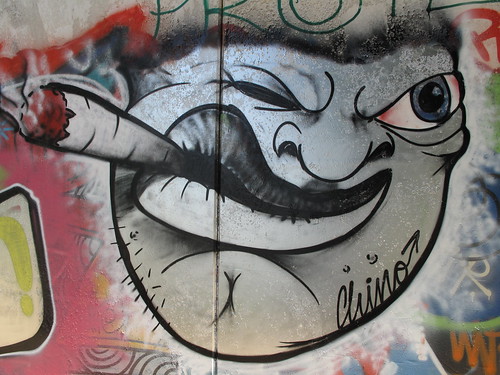 Graffiti down by the river in Sevilla