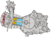 Honda 110i PGM-Fi Motorcycle Engine