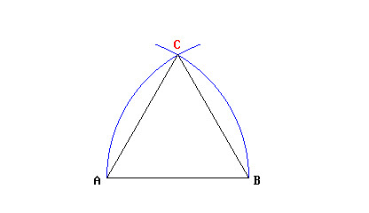 Costruzione triangolo equilatero